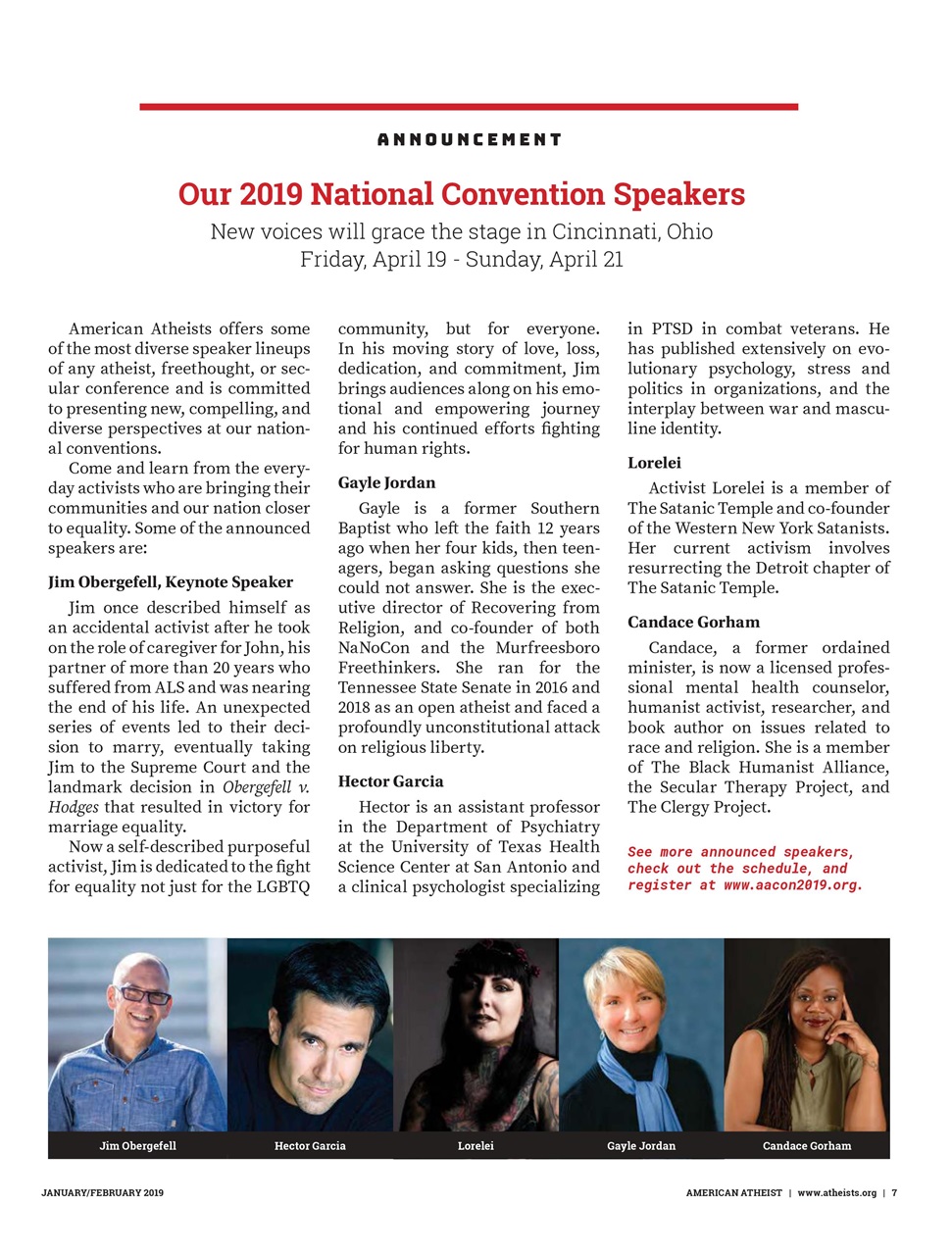 American Atheist Preview Pages