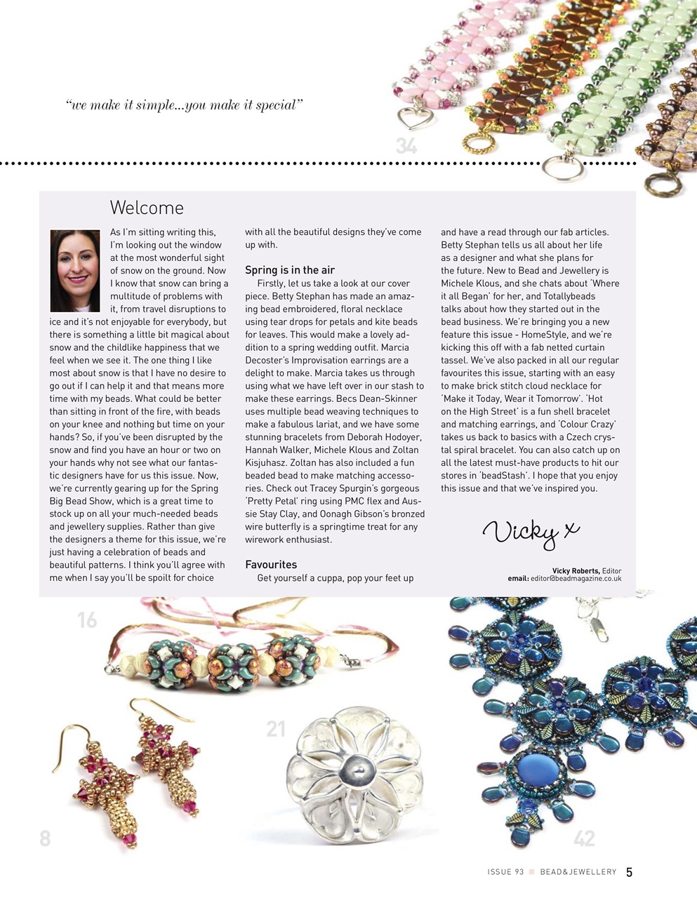 Bead & Jewellery Magazine Preview Pages