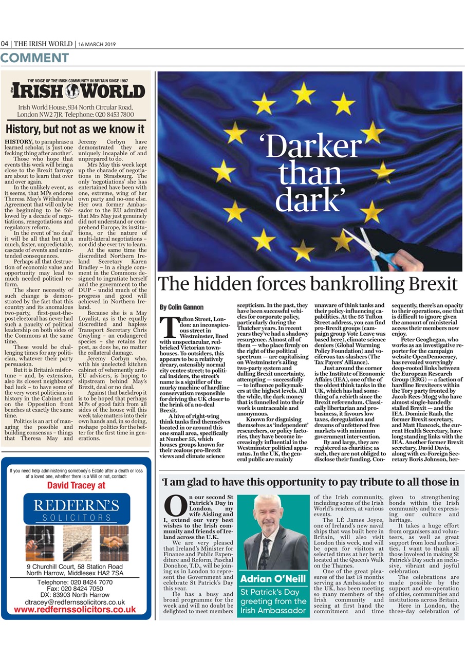 Irish World Preview Pages