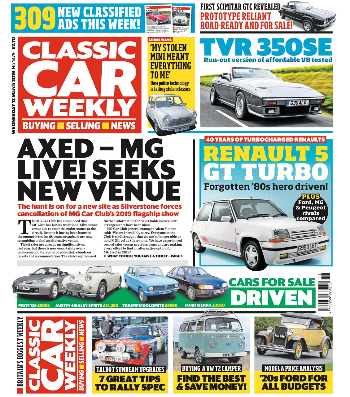 Classic Car Weekly Preview Pages