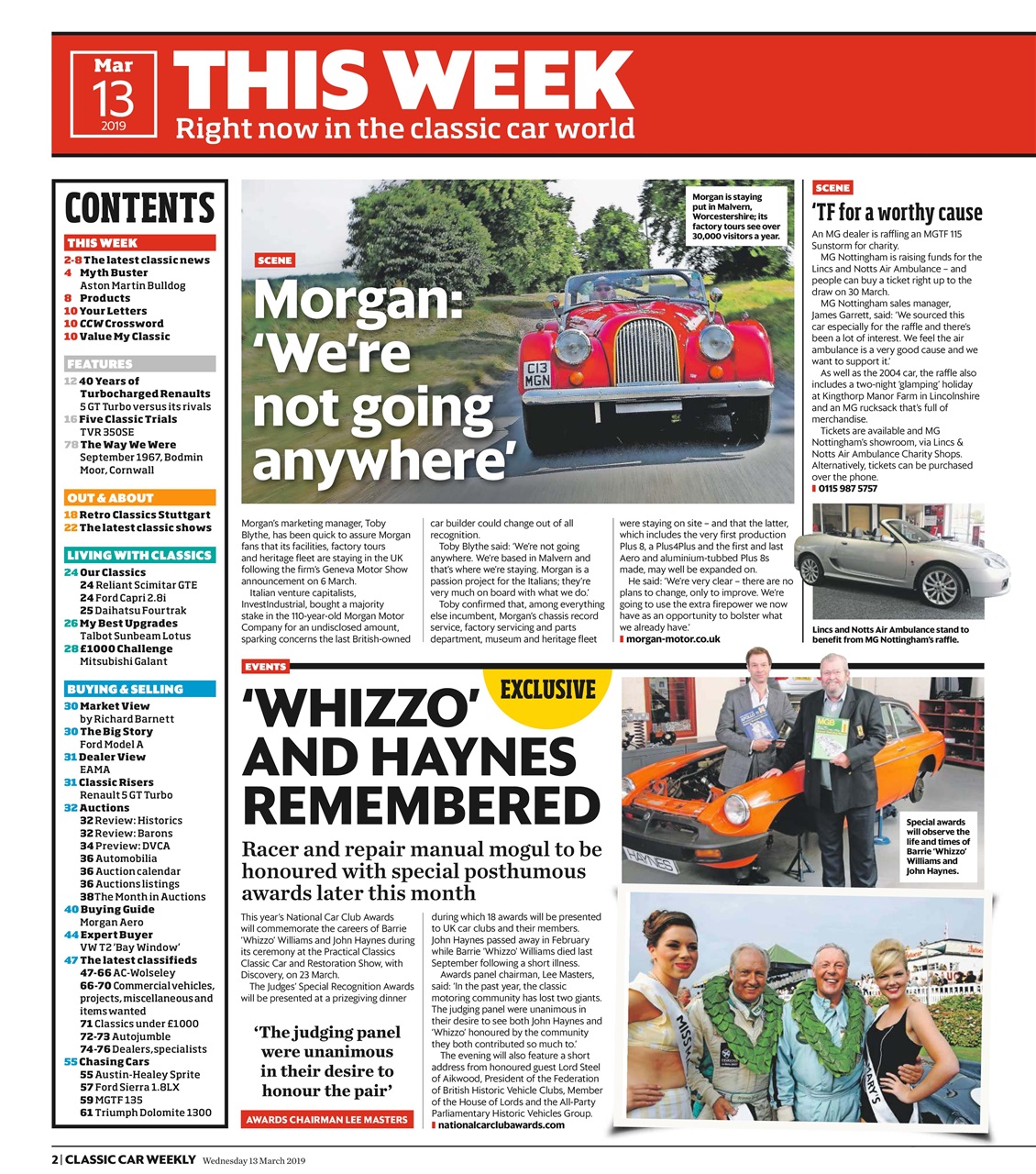Classic Car Weekly Preview Pages