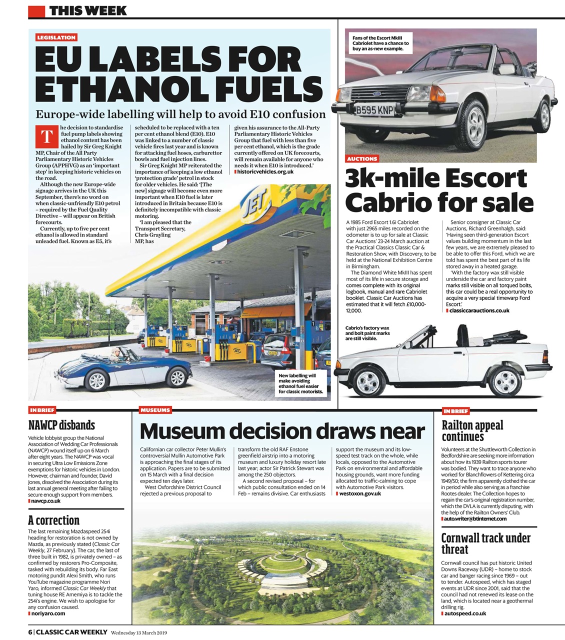 Classic Car Weekly Preview Pages