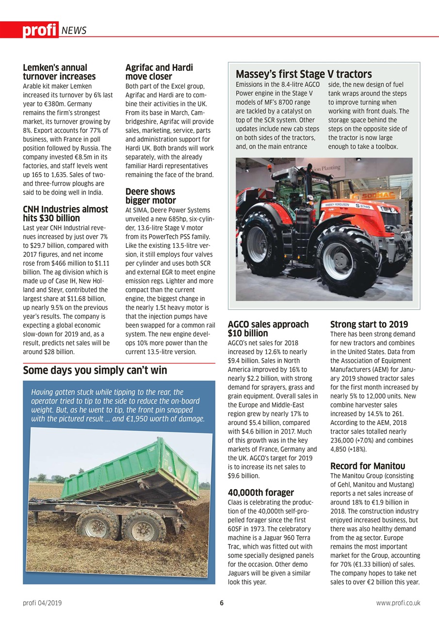 Profi International Preview Pages