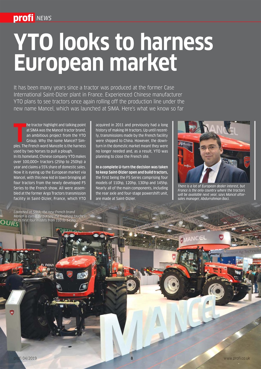 Profi International Preview Pages