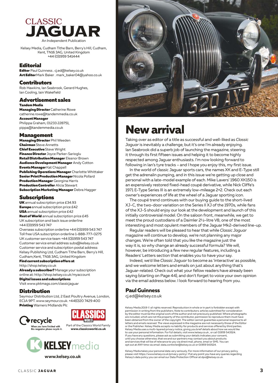 Classic Jaguar Preview Pages