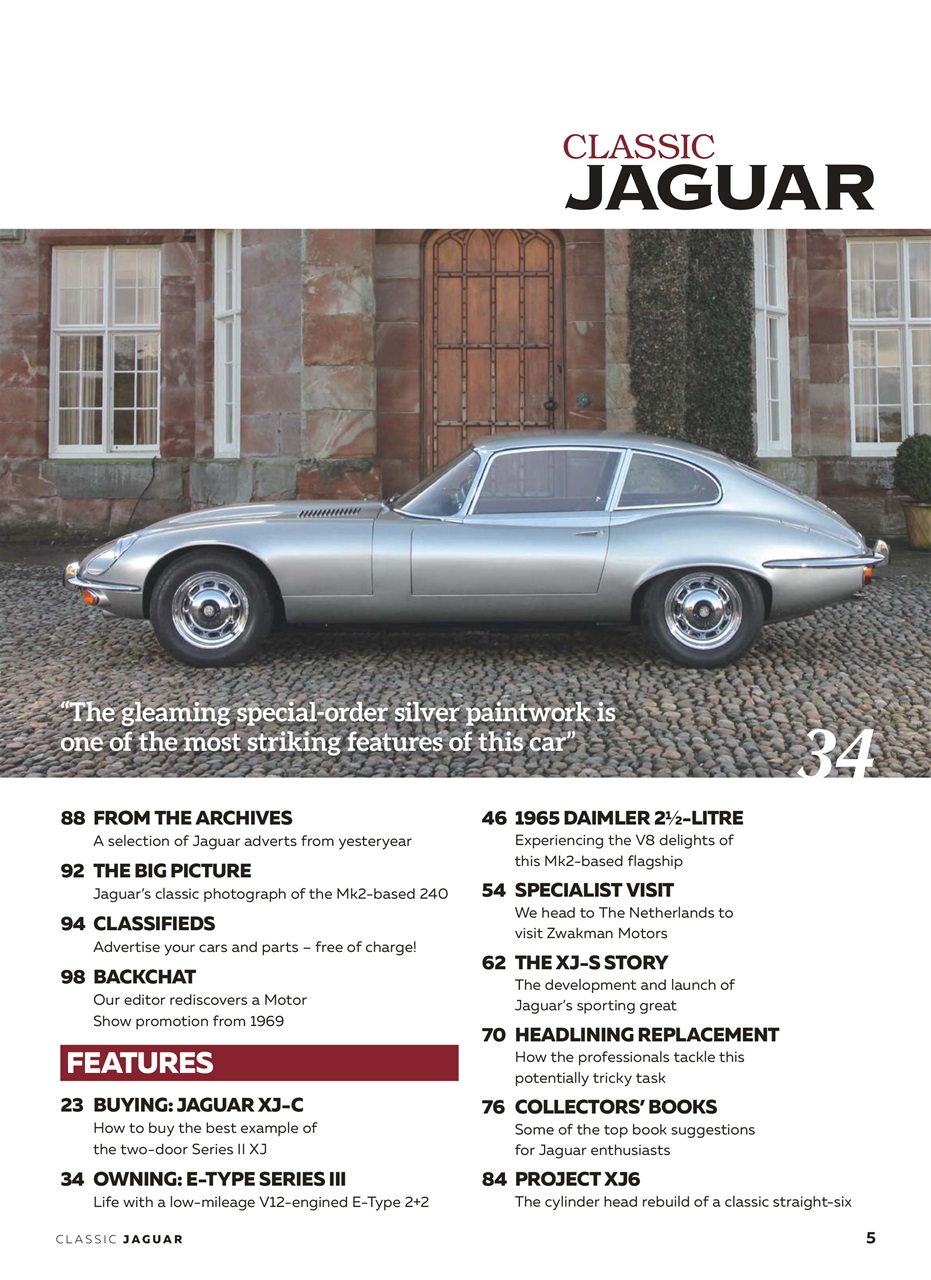 Classic Jaguar Preview Pages