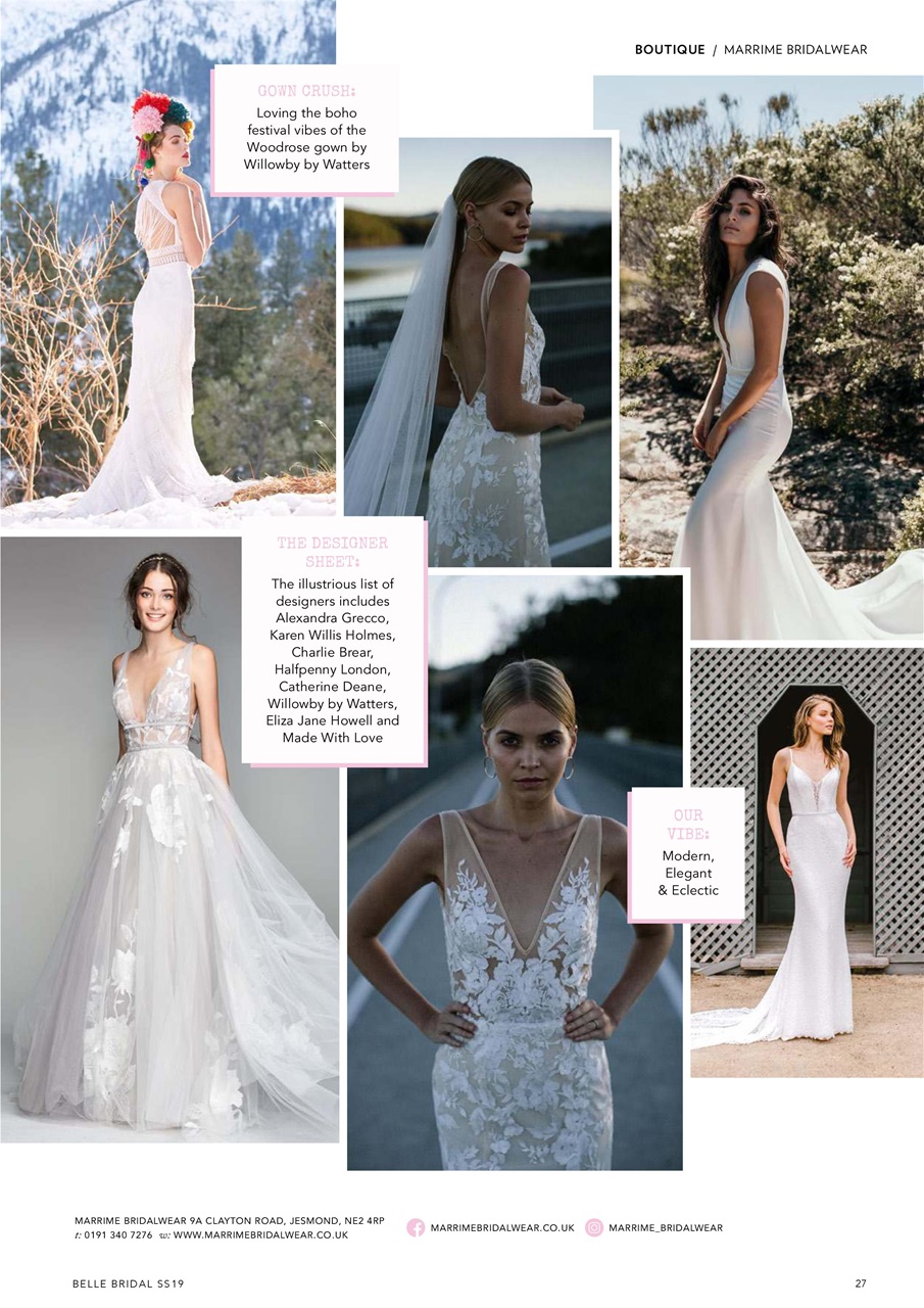 Belle Bridal Magazine Preview Pages