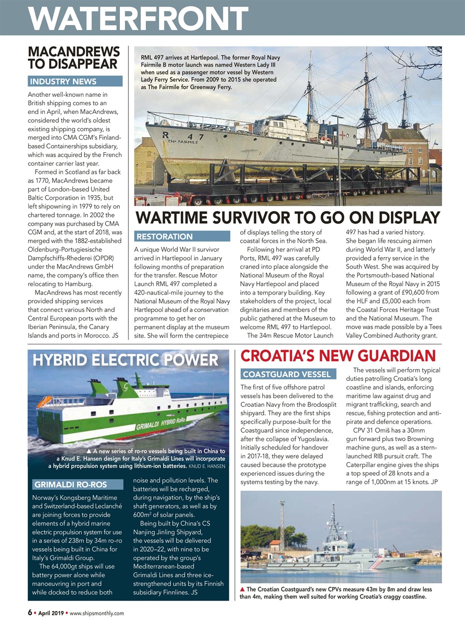 Ships Monthly Preview Pages
