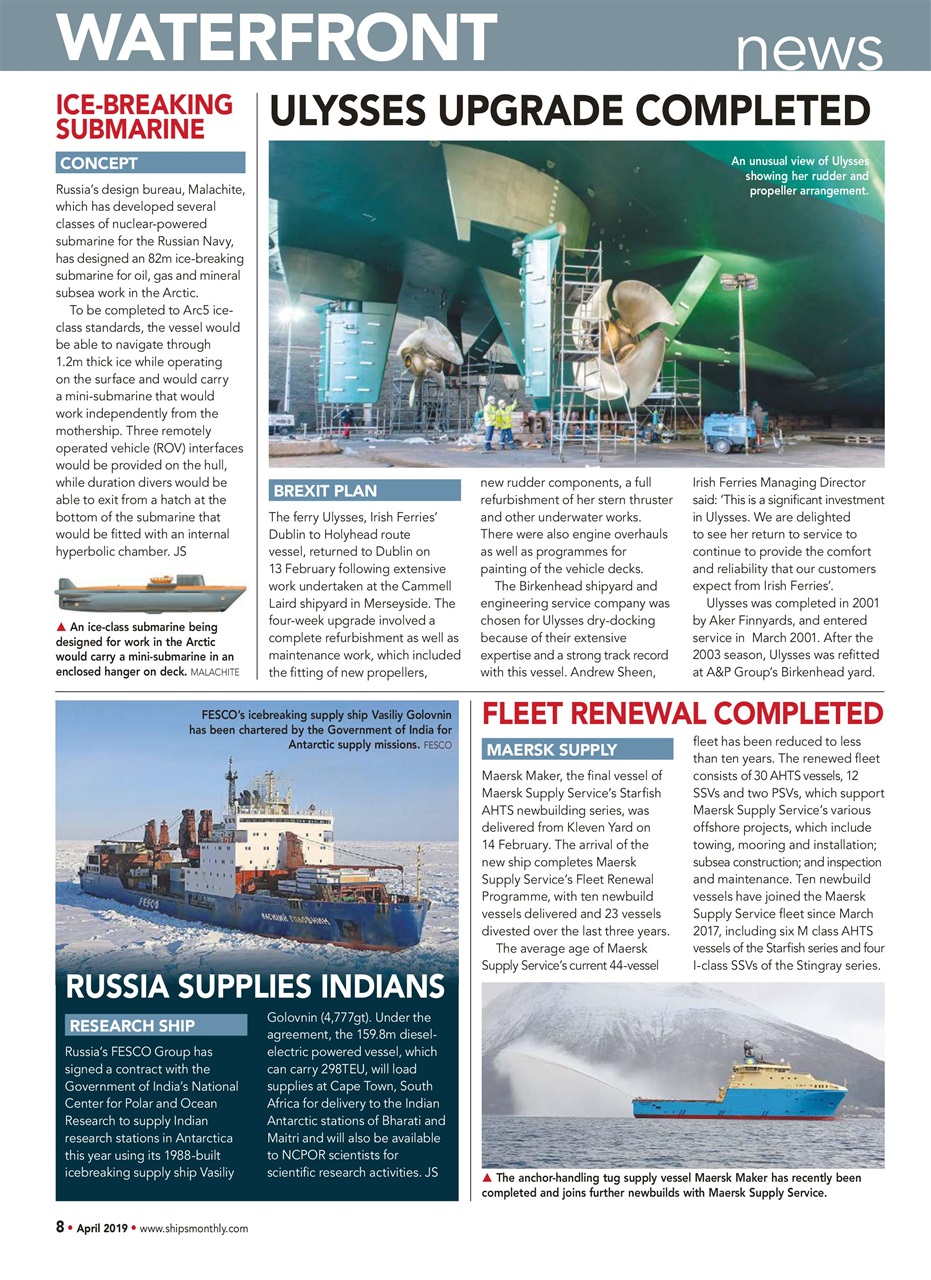 Ships Monthly Preview Pages