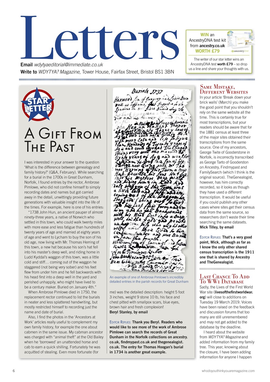 Who Do You Think You Are? Preview Pages