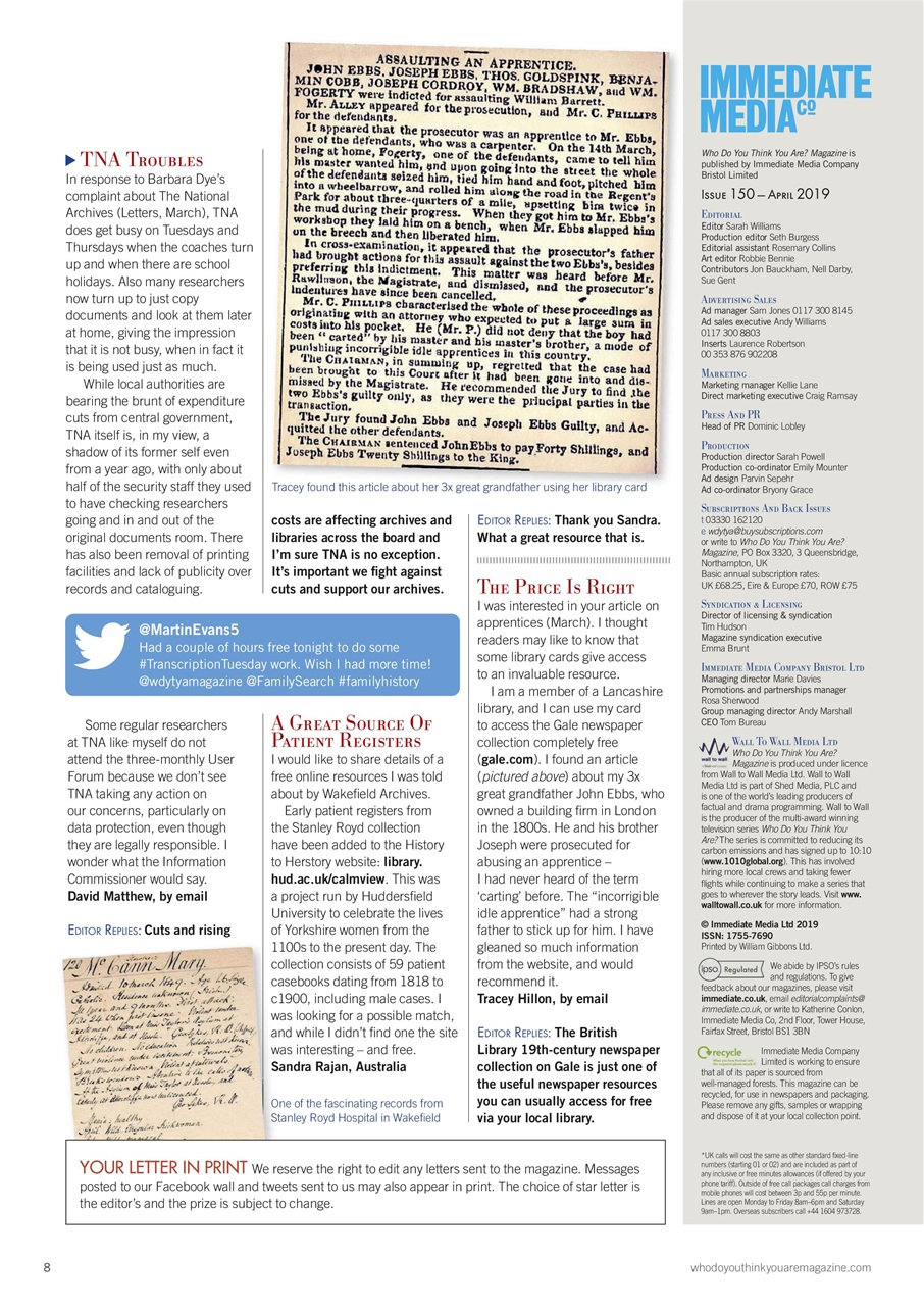 Who Do You Think You Are? Preview Pages