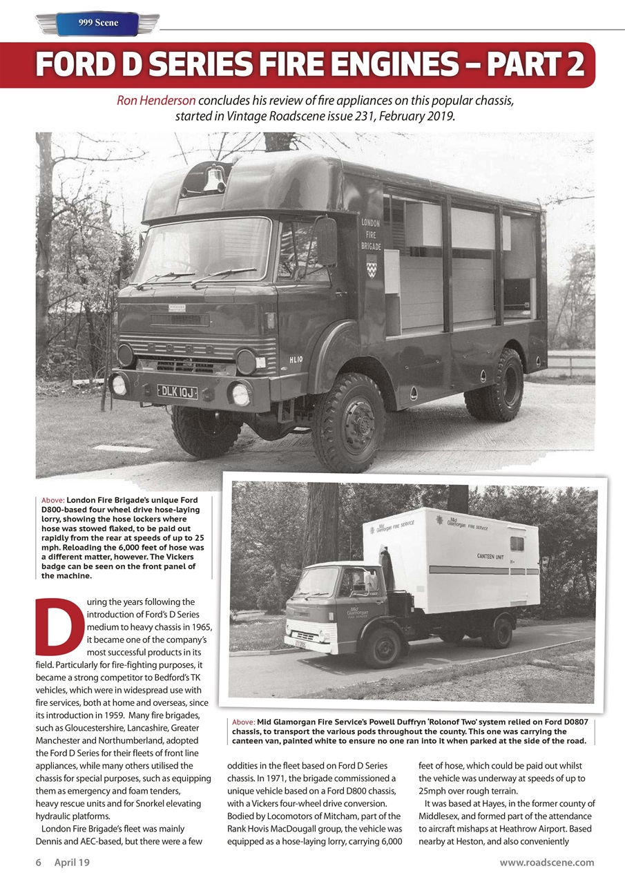Vintage Roadscene Preview Pages