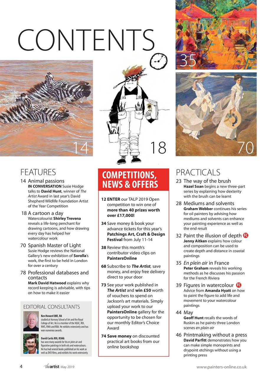 The Artist Preview Pages