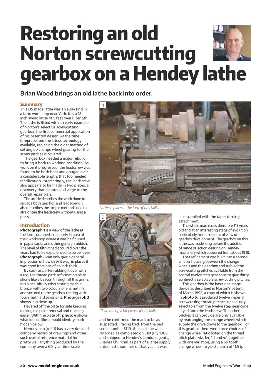 Model Engineer & Workshop Magazine Preview Pages