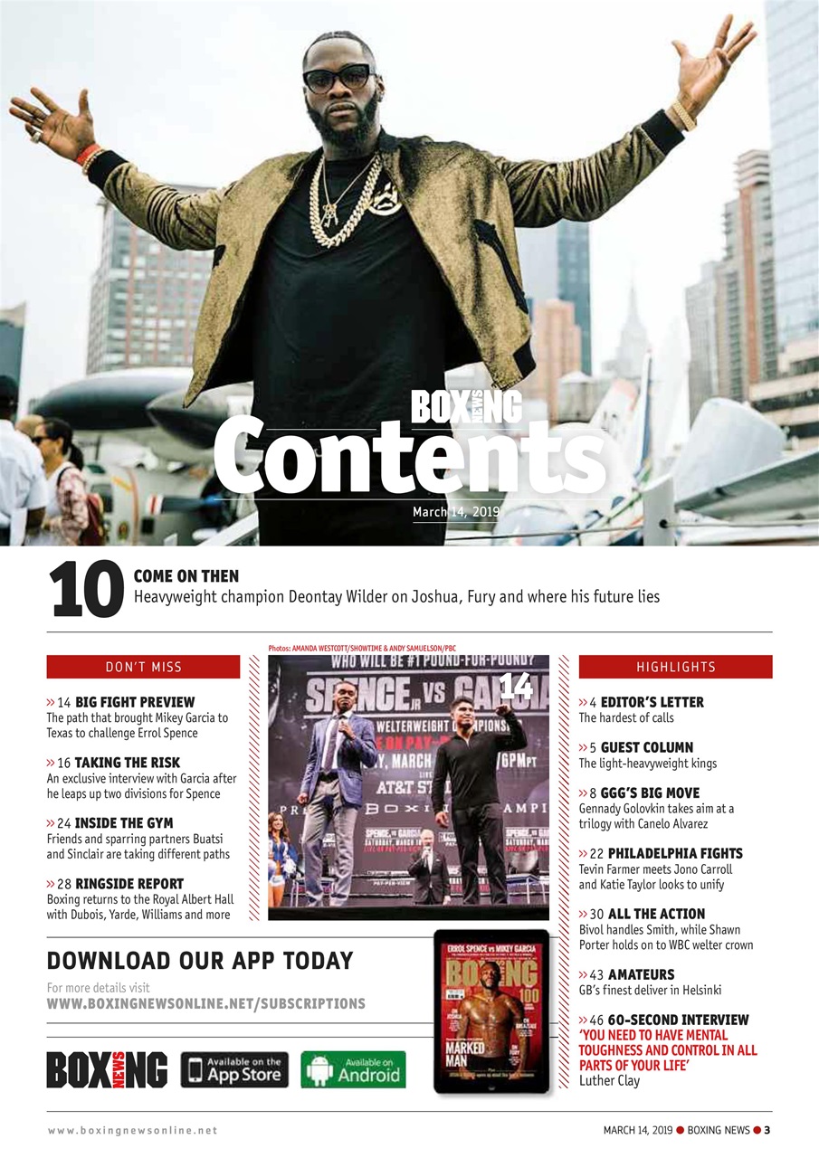 Boxing News Preview Pages