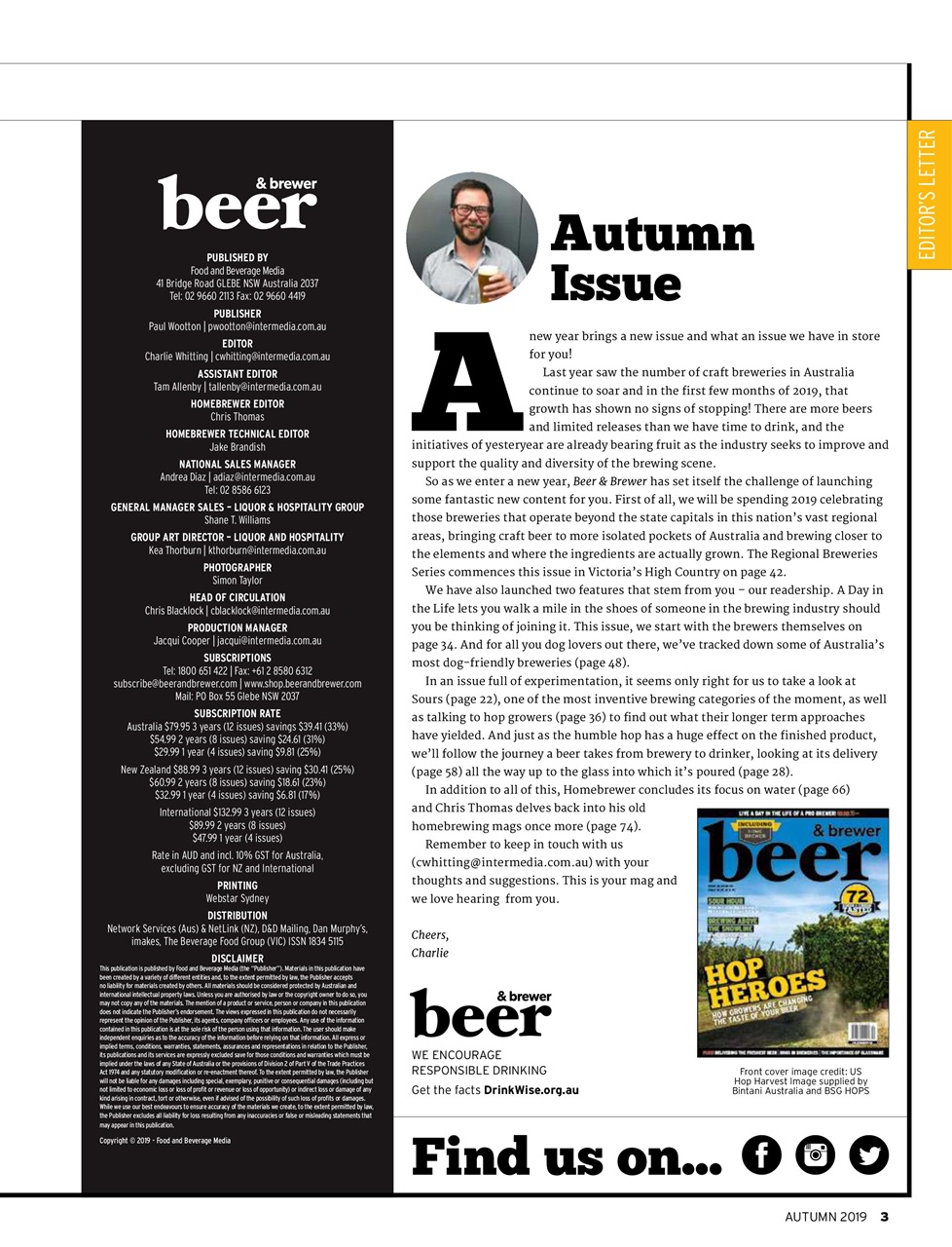Beer and Brewer Preview Pages