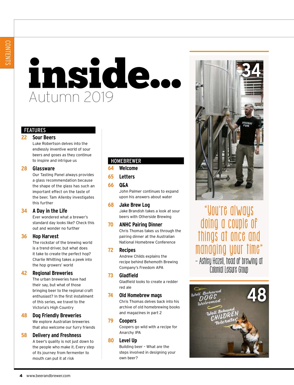 Beer and Brewer Preview Pages