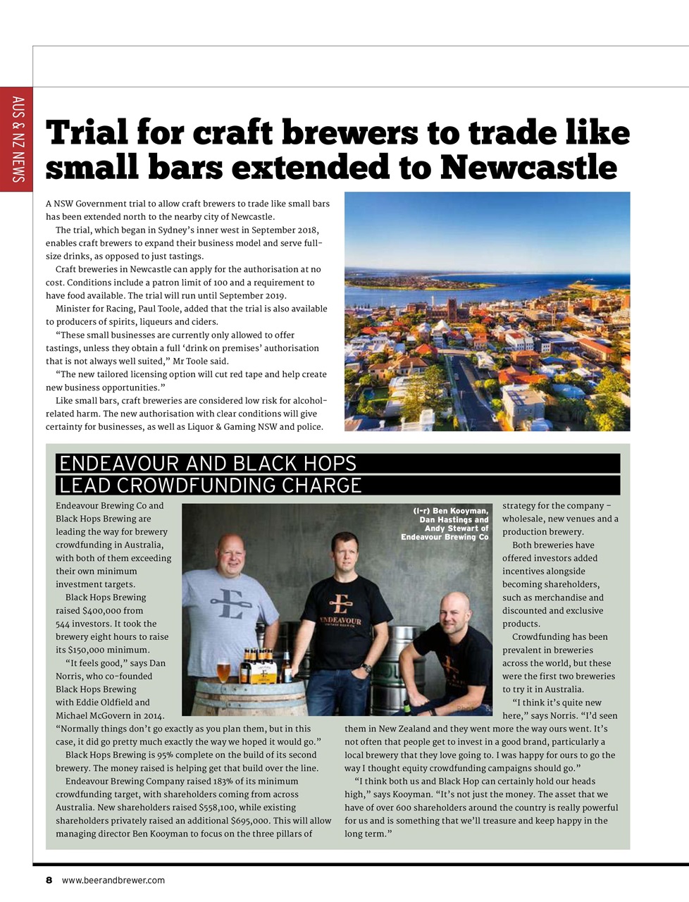 Beer and Brewer Preview Pages