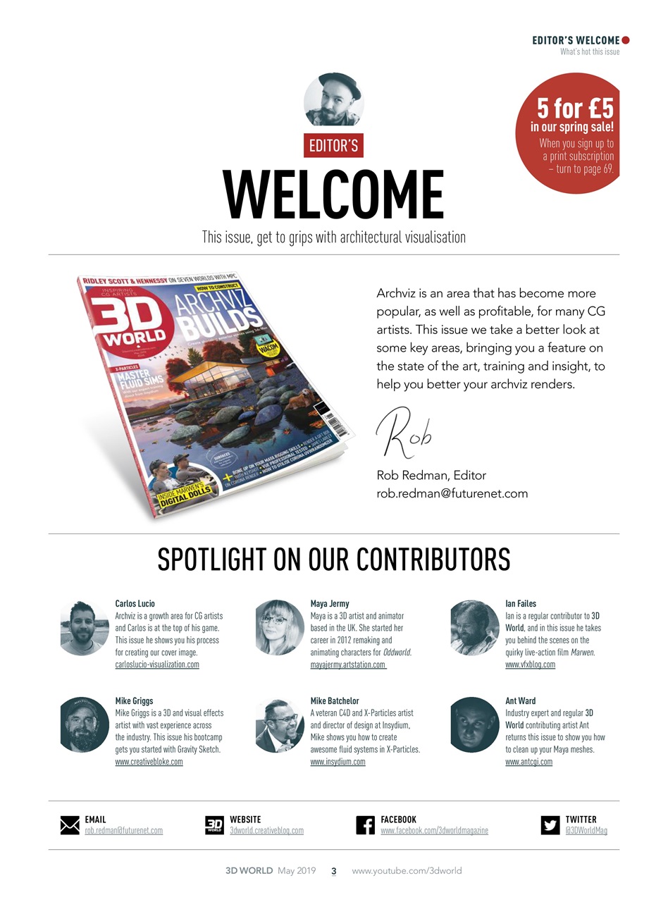 3D World Preview Pages