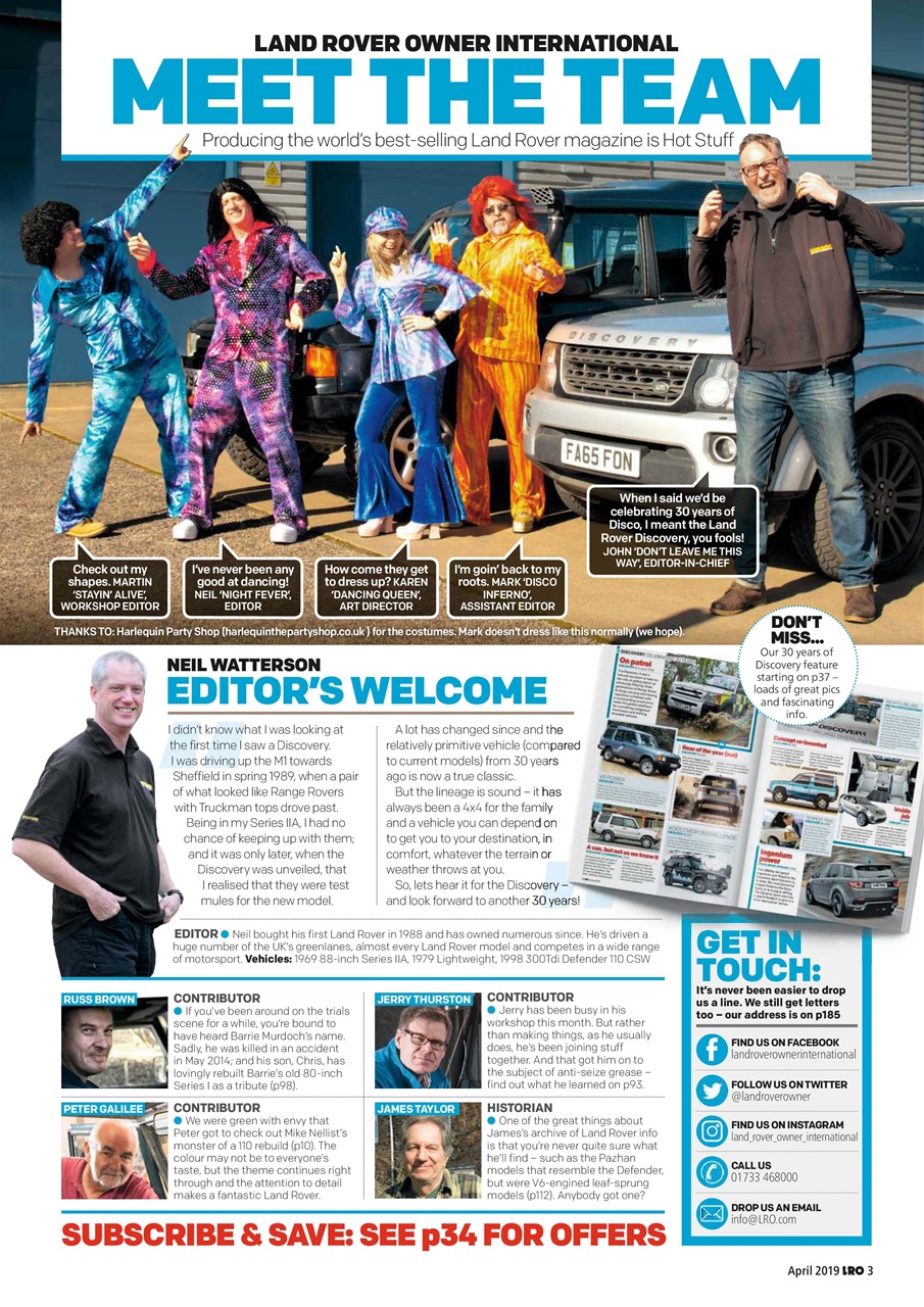 Land Rover Owner Preview Pages