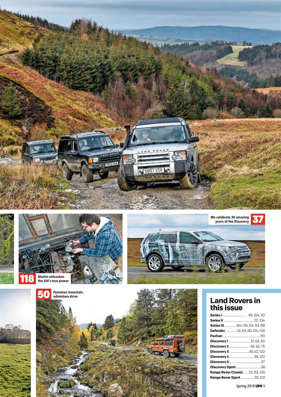 Land Rover Owner Preview Pages