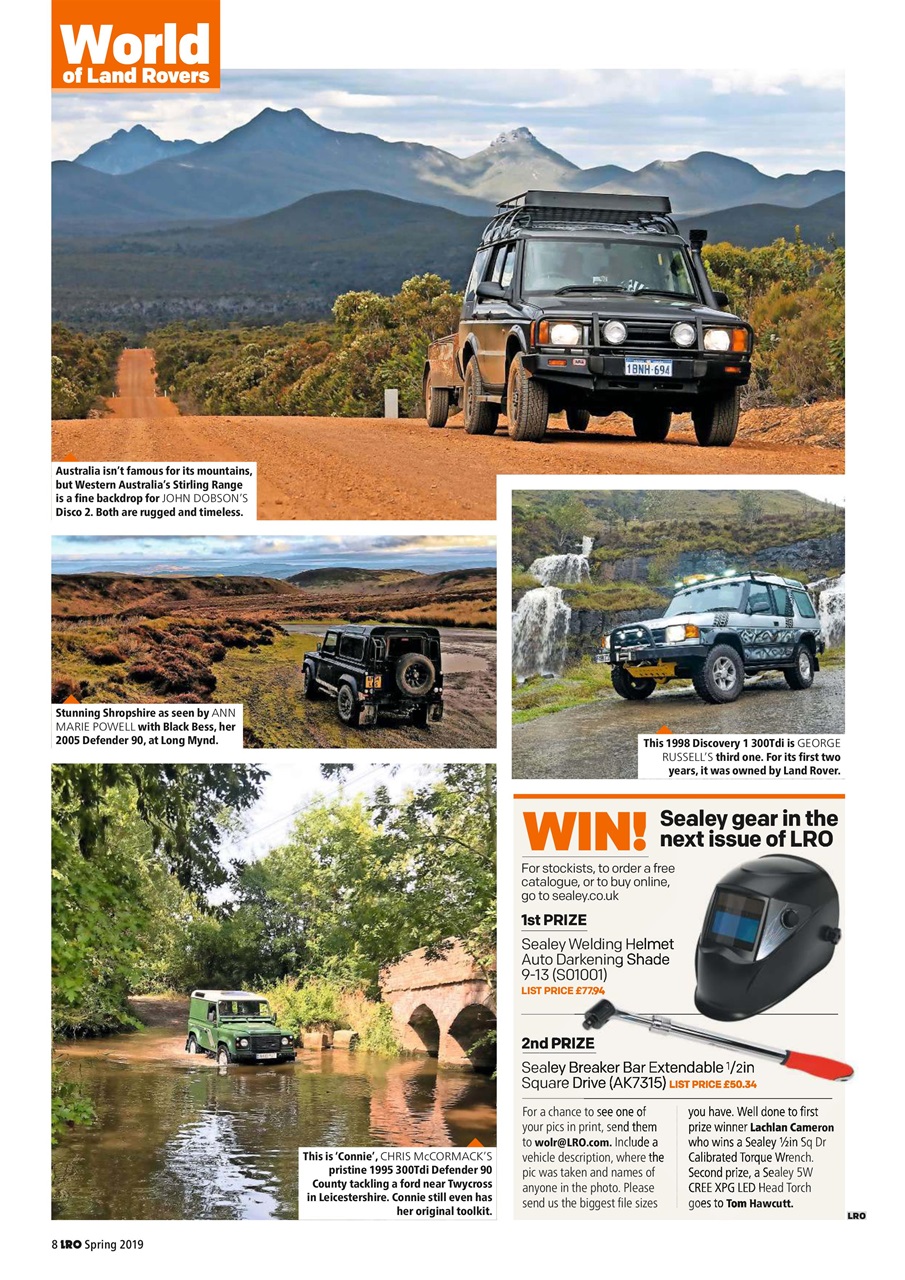 Land Rover Owner Preview Pages