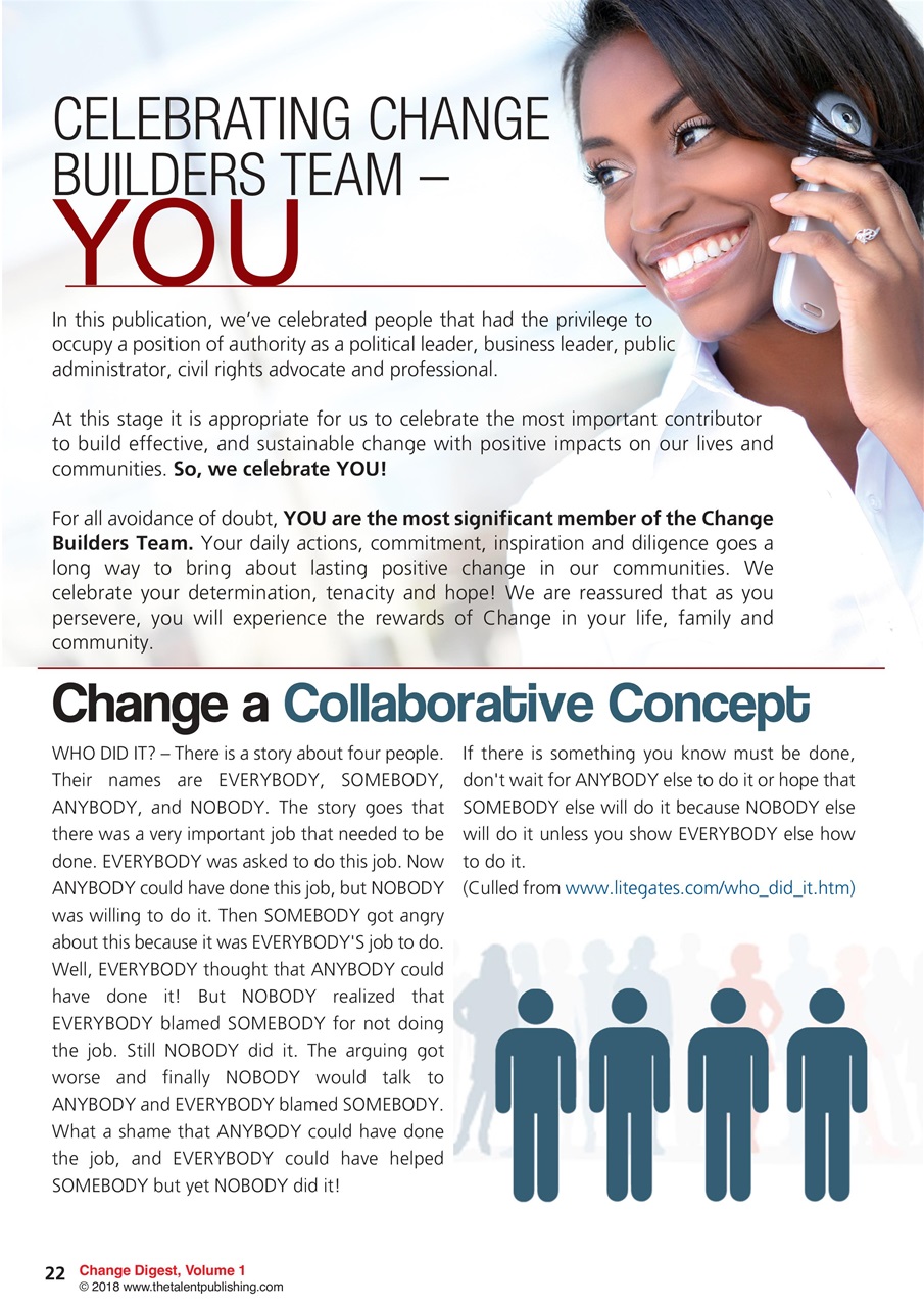 The Talent Publishing Preview Pages