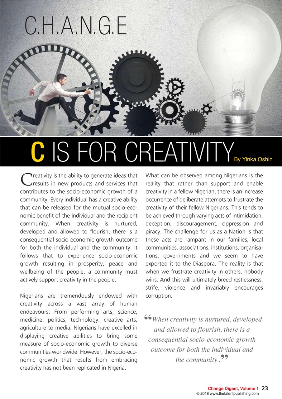 The Talent Publishing Preview Pages