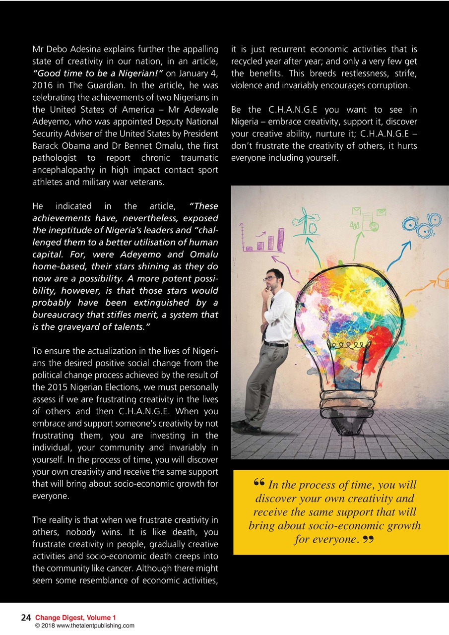 The Talent Publishing Preview Pages