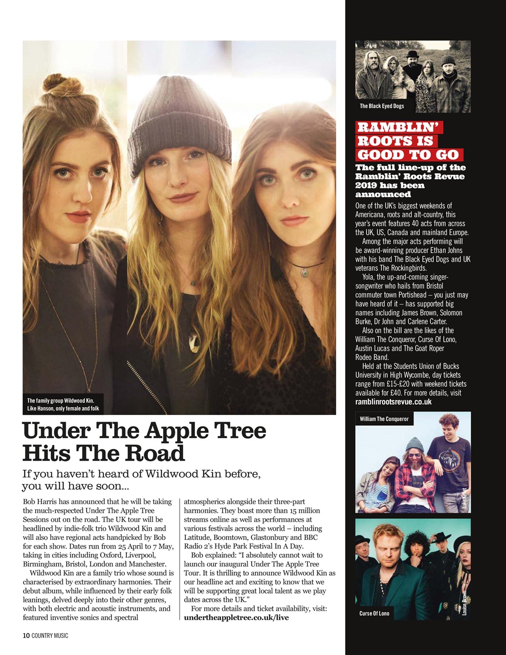 Country Music Preview Pages