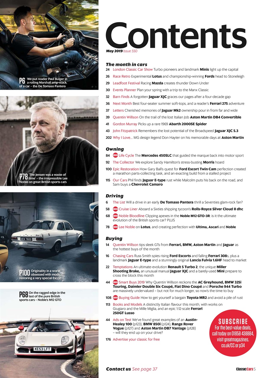 Classic Cars Preview Pages
