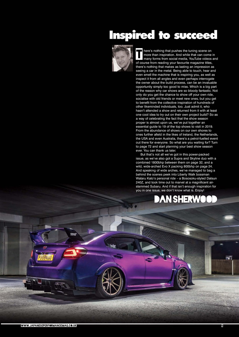 Japanese Performance Preview Pages