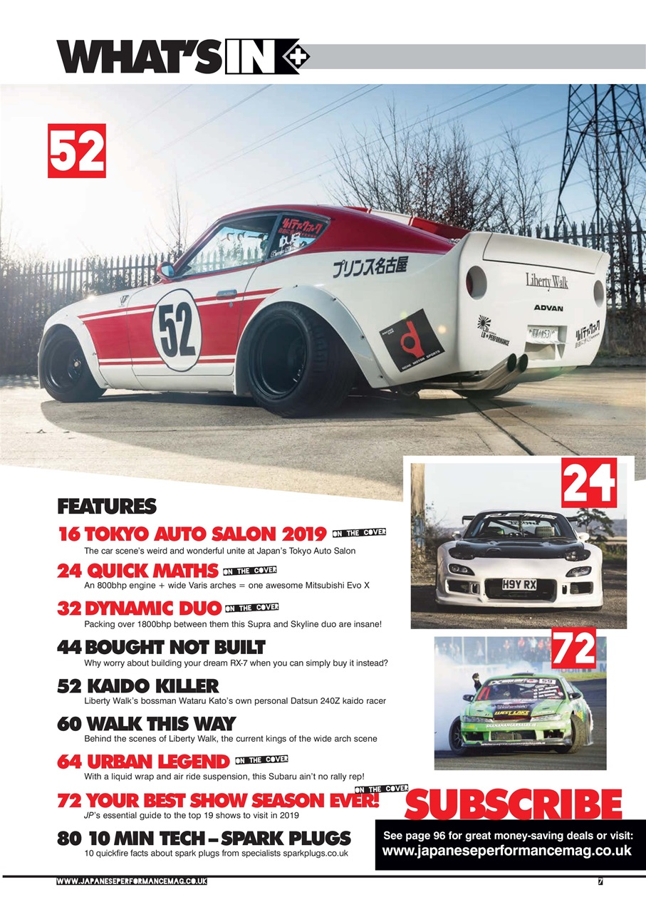 Japanese Performance Preview Pages