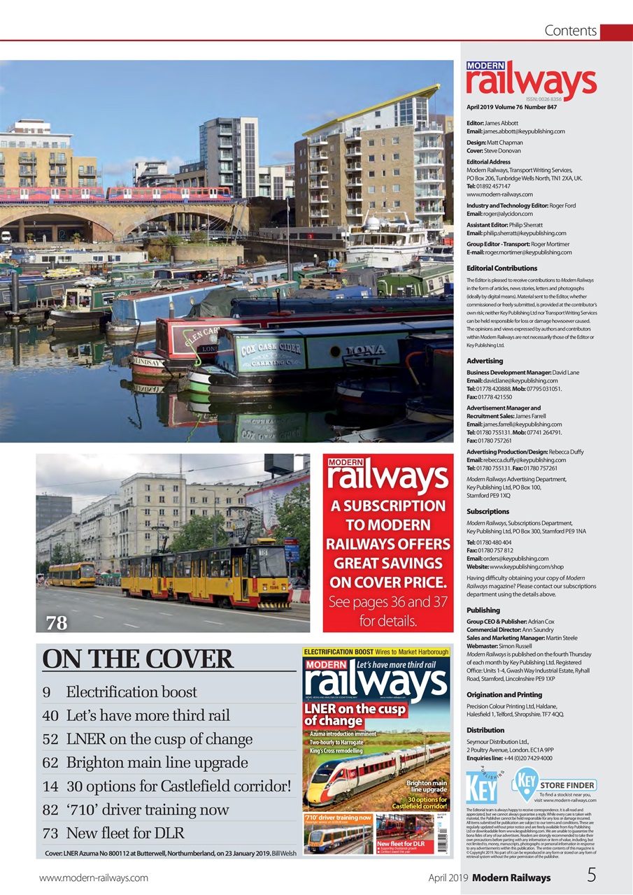 Modern Railways Preview Pages