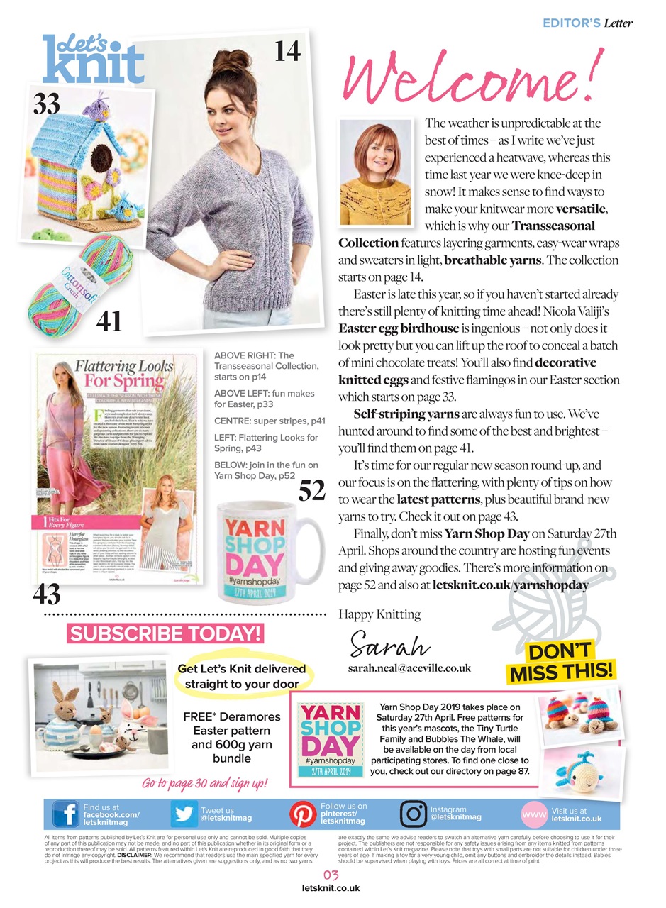 Let's Knit Preview Pages