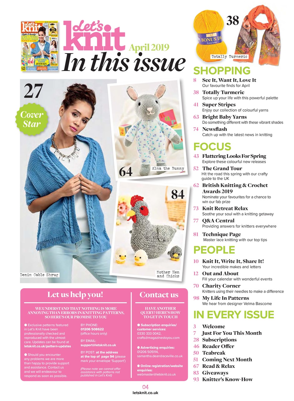 Let's Knit Preview Pages