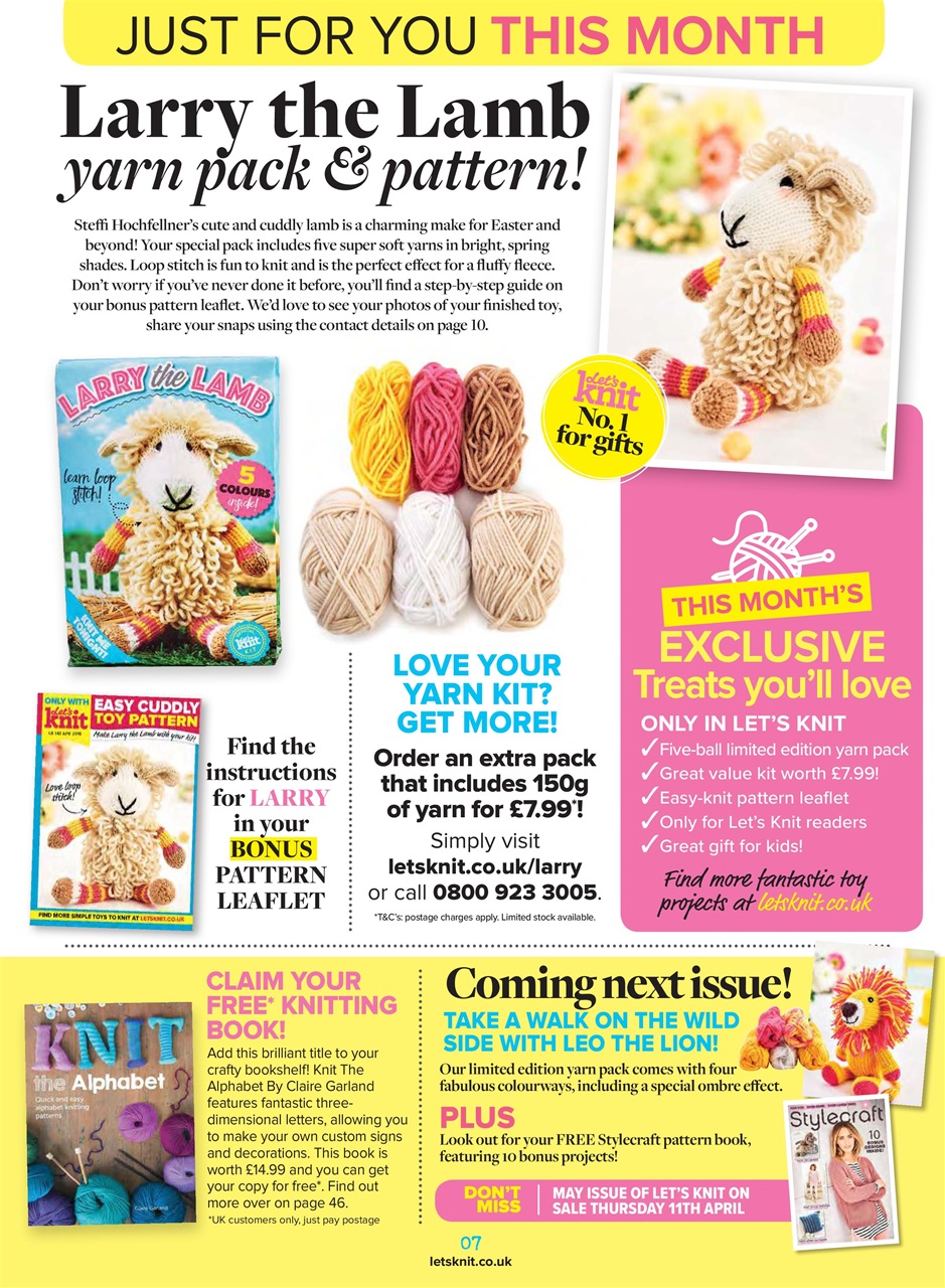 Let's Knit Preview Pages