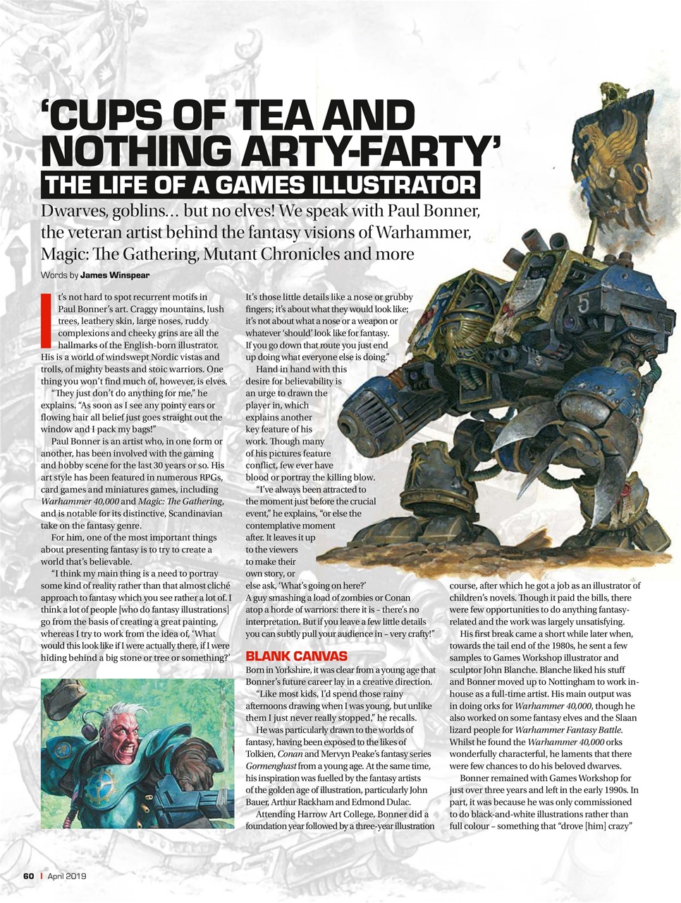 Tabletop Gaming Preview Pages