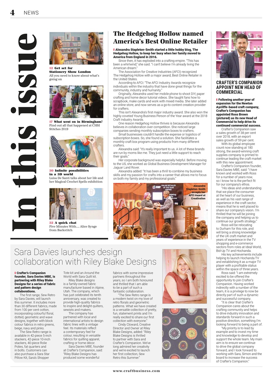 Craft Business Preview Pages