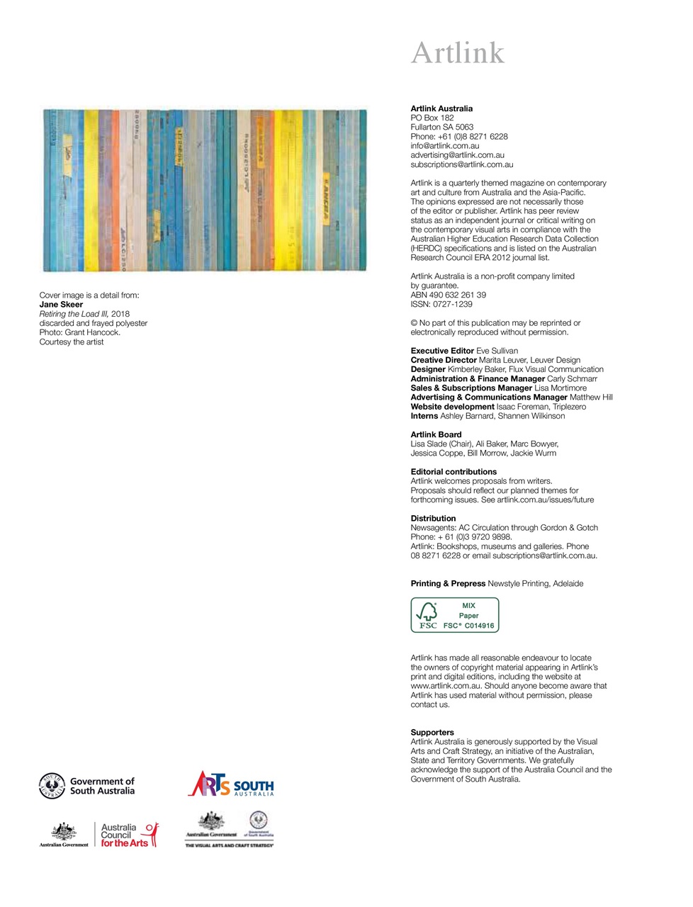 Artlink Magazine Preview Pages