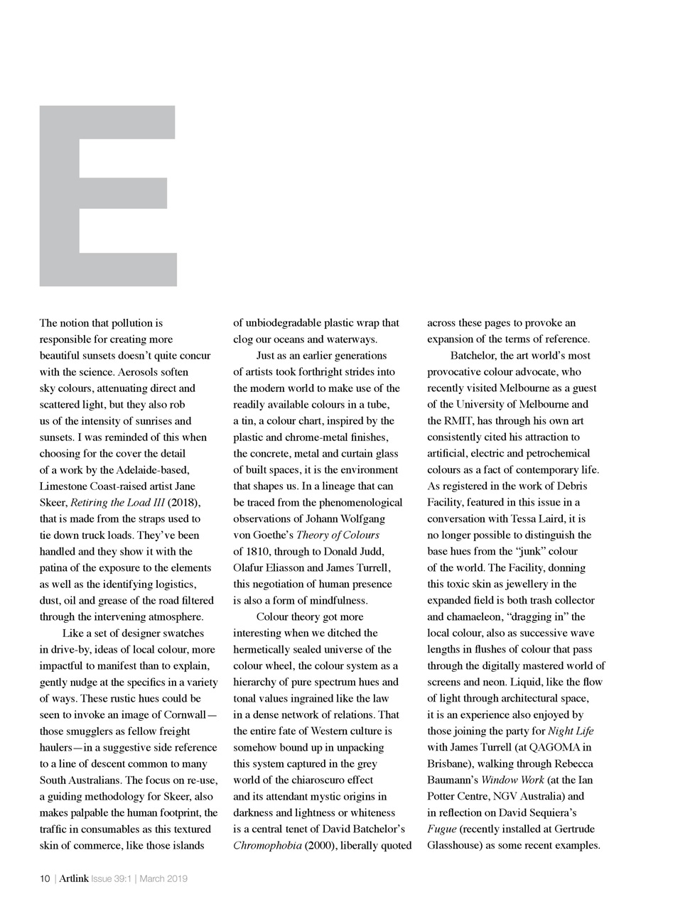 Artlink Magazine Preview Pages