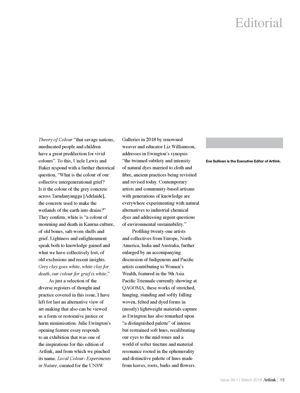 Artlink Magazine Preview Pages