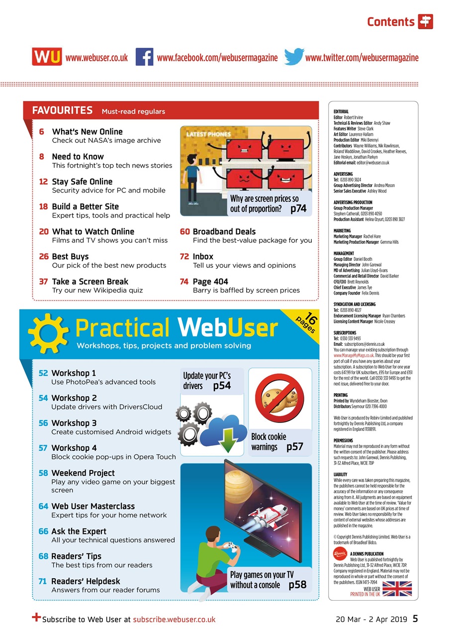 Webuser Preview Pages