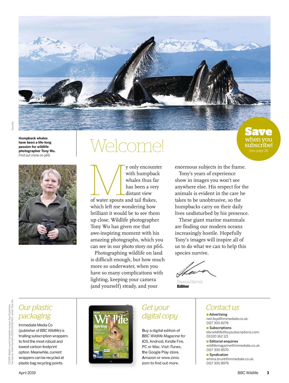 BBC Wildlife Magazine Preview Pages