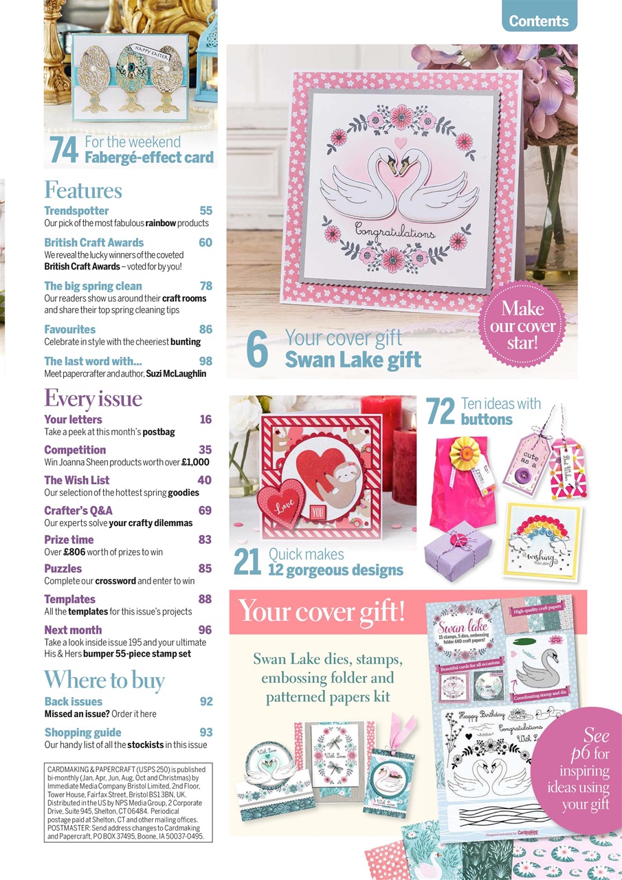 Cardmaking & Papercraft Preview Pages