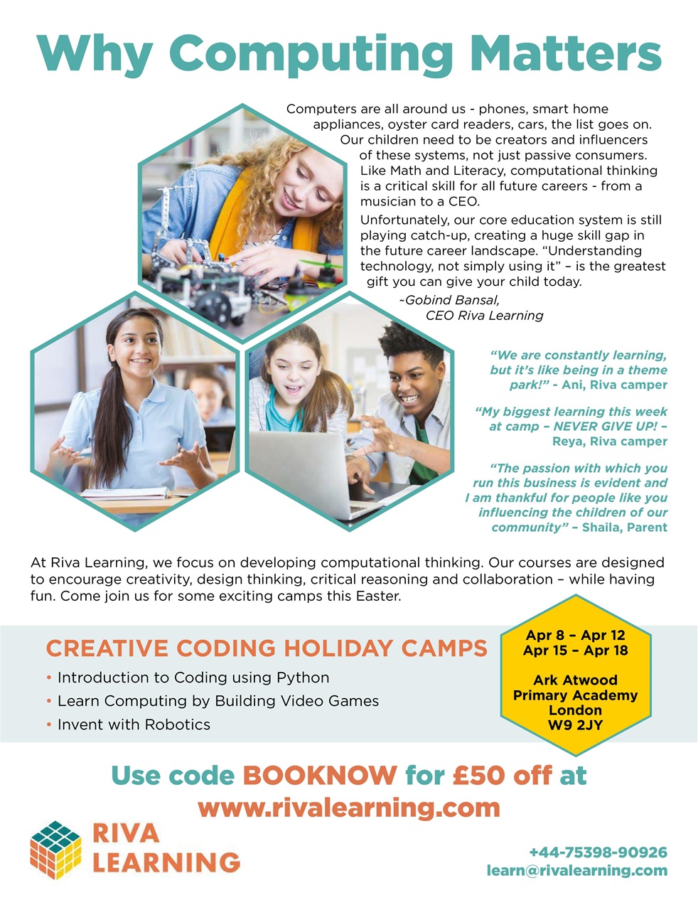 Independent School Parent Preview Pages