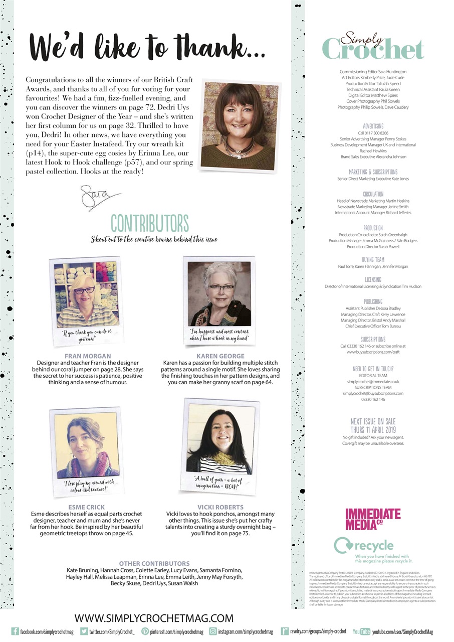 Simply Crochet Preview Pages