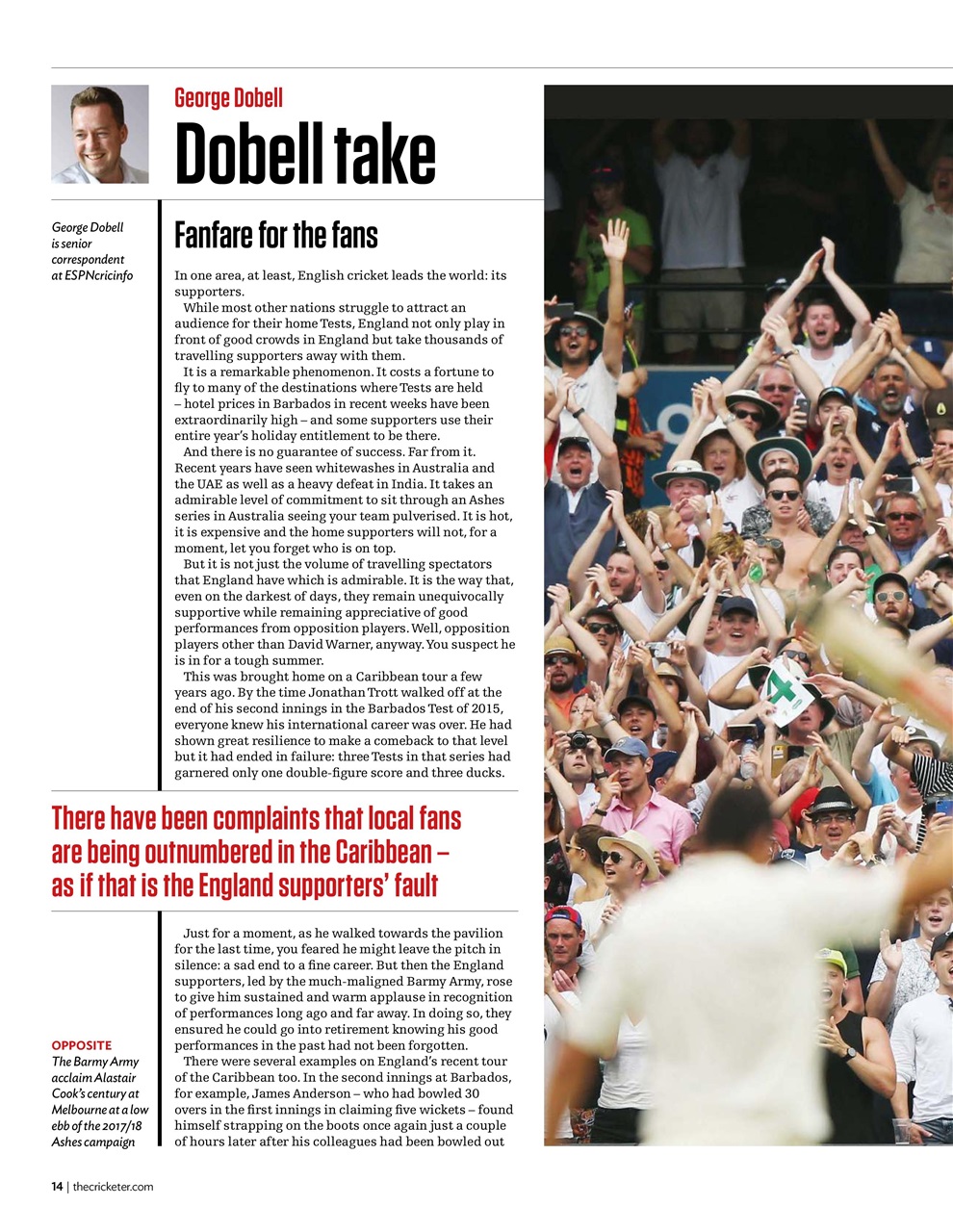 The Cricketer Magazine Preview Pages