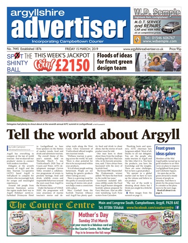 Argyllshire Advertiser issue 15/03/2019