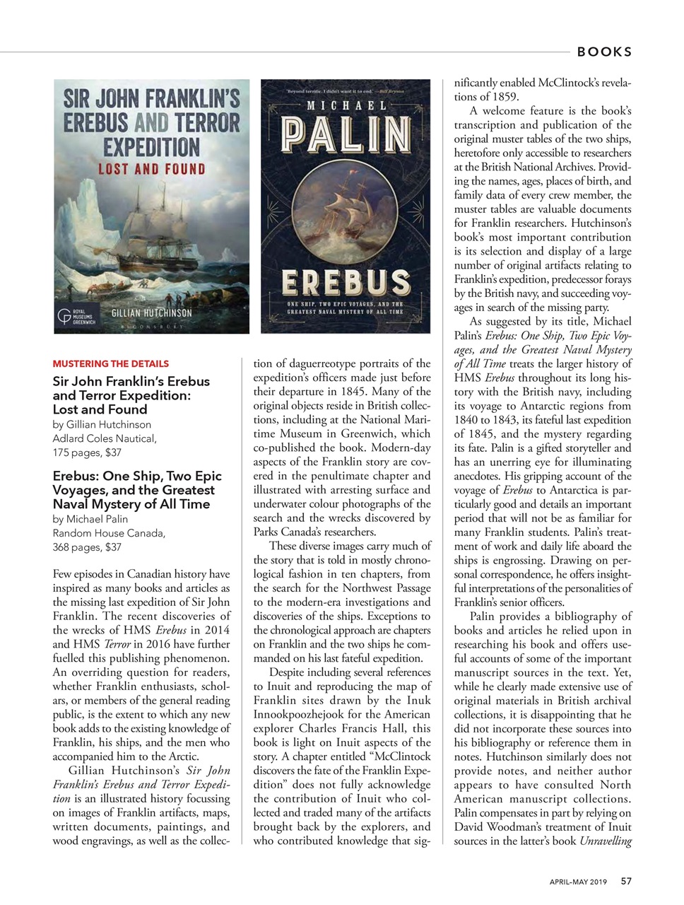 Canada's History Preview Pages